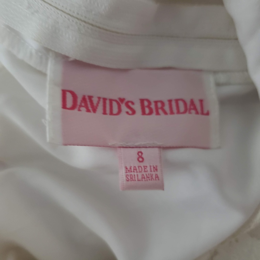 David's Bridal Flower Girl / Communion Lace Dress - Picture 8 of 8